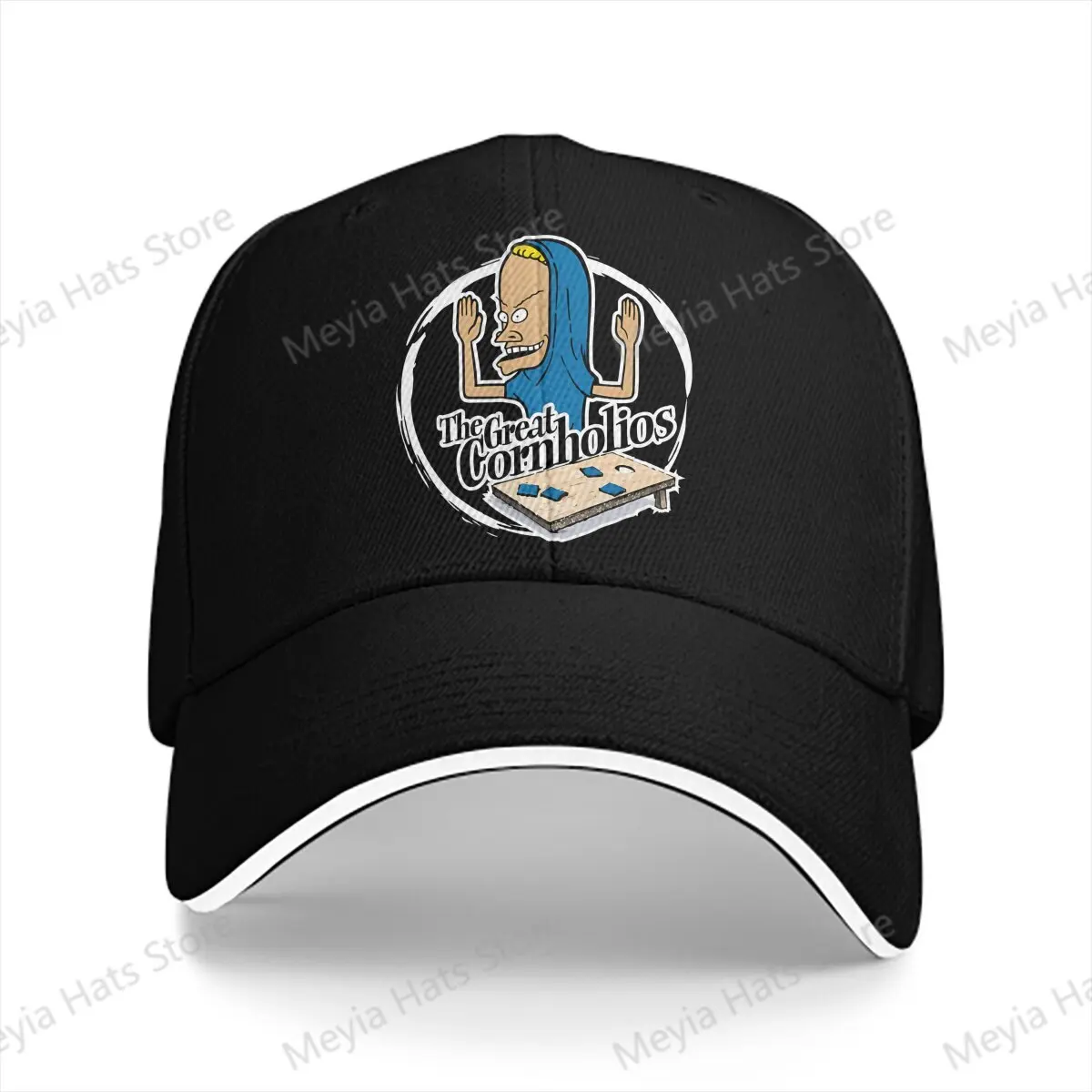 

Cornholio Men Baseball Caps Peaked Cap Sun Shade Windproof Hat Beavis And Butthead Anime