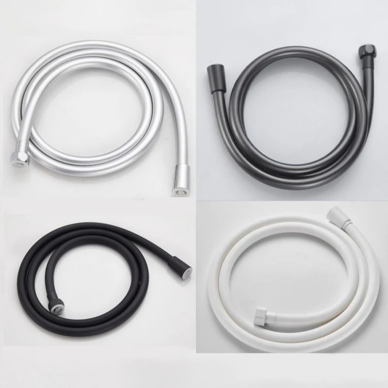 1.5/2m PVC Handheld Shower Hose GI/2 Universal Interface High Pressure Thickening Flexible Anti Winding