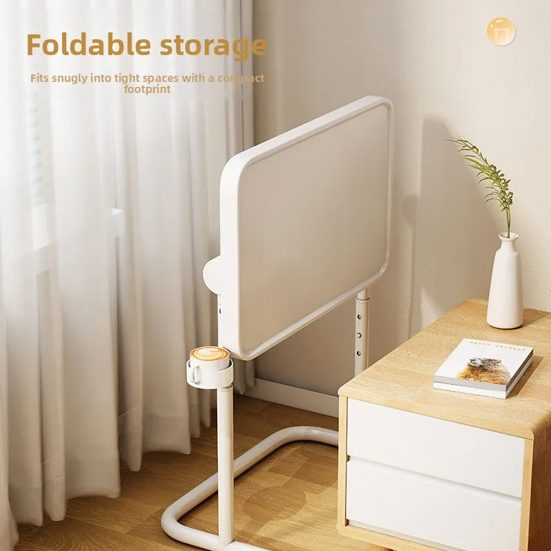 Mesa de cabeceira com elevação móvel, sofá lateral para casa, mesa para notebook, mesa pequena dobrável, mesa