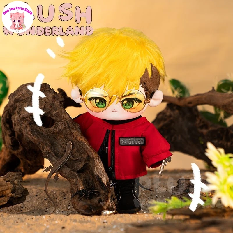 

Vash the Stampede Cotton Doll Skeleton Body 20cm Figures Plushies Cosplay Game Dress Up Plush Toys Anime Birthday Gift