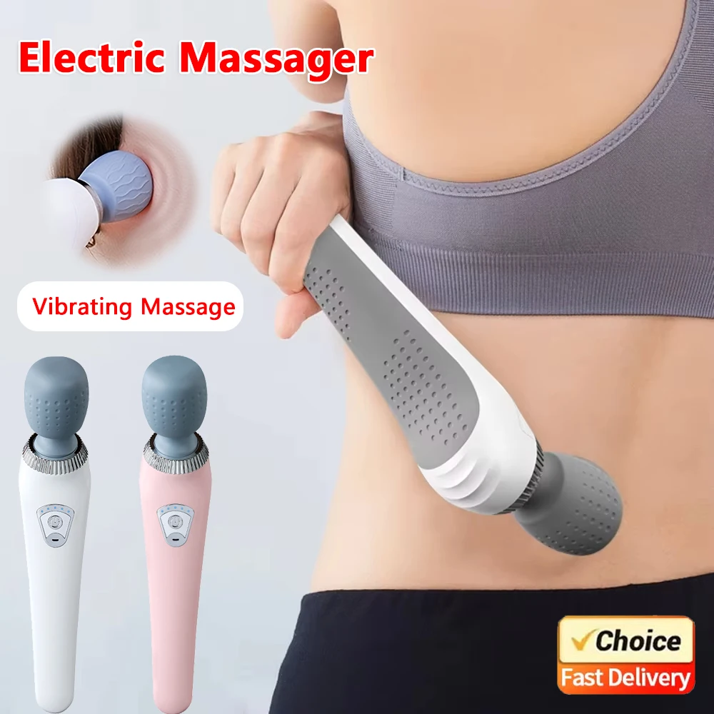 

Ручной массажный пистолет, перезаряжаемый через USB портативный массажер для всего тела для шеи, спины, ног, талии, мышц, инструмент для облегчения боли