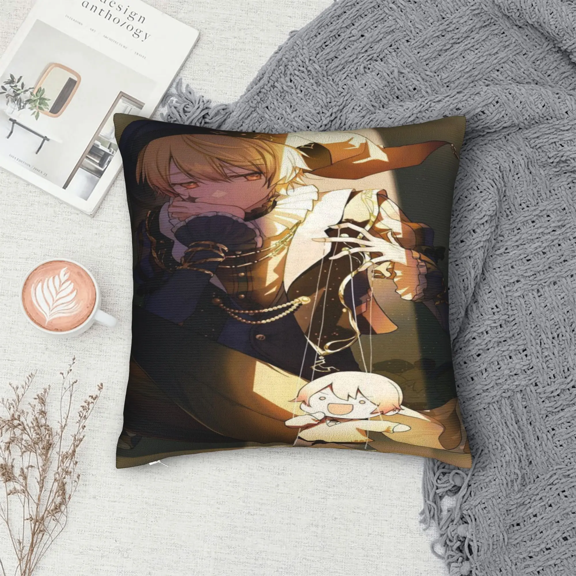 

Tenma Tsukasa наволочки с принтом, чехлы для подушек, новый стиль, декор для сиденья, молния, разные размеры