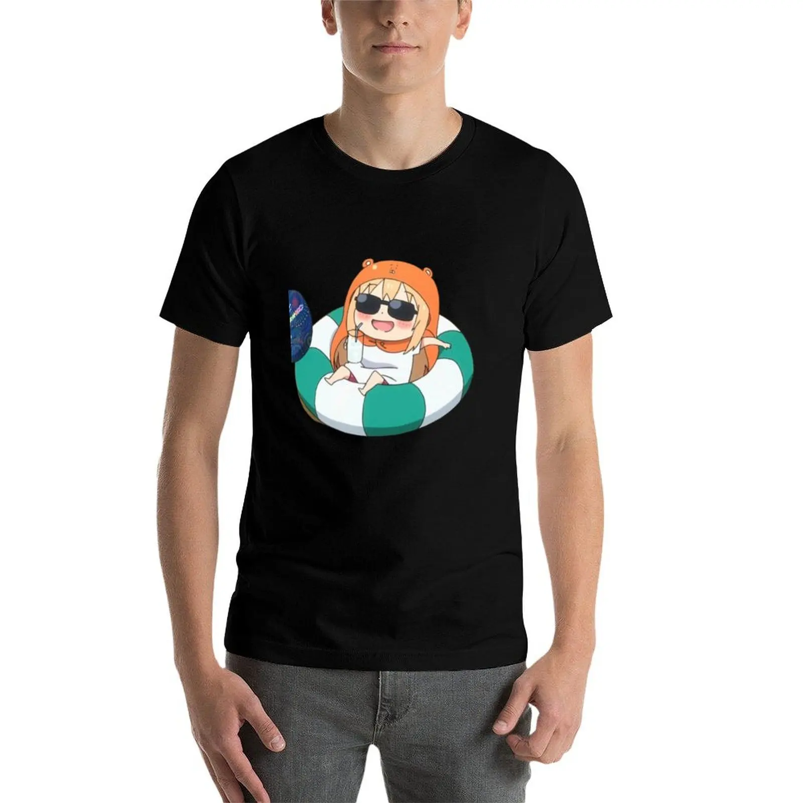 Футболка Umaru Chilling Himouto Umaru-chan легкая футболка для занятий спортом на открытом воздухе