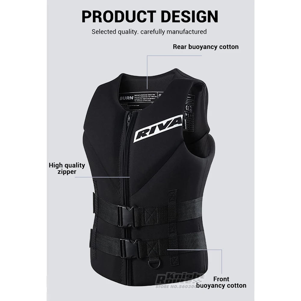 Adults Life Vest Motorboats Life vest Kayak Surf Wakeboard Fishing Raft Boat Swimming RescueVest Drifting Safety Life Jacket