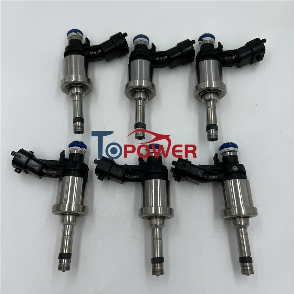 Los inyectores de combustible 12638530, 12669384, 0261500114, 217-3445 FJ994 para Bbuick Cchevrolet Camaro atravesar Cadillacc CTS Acadia boquillas