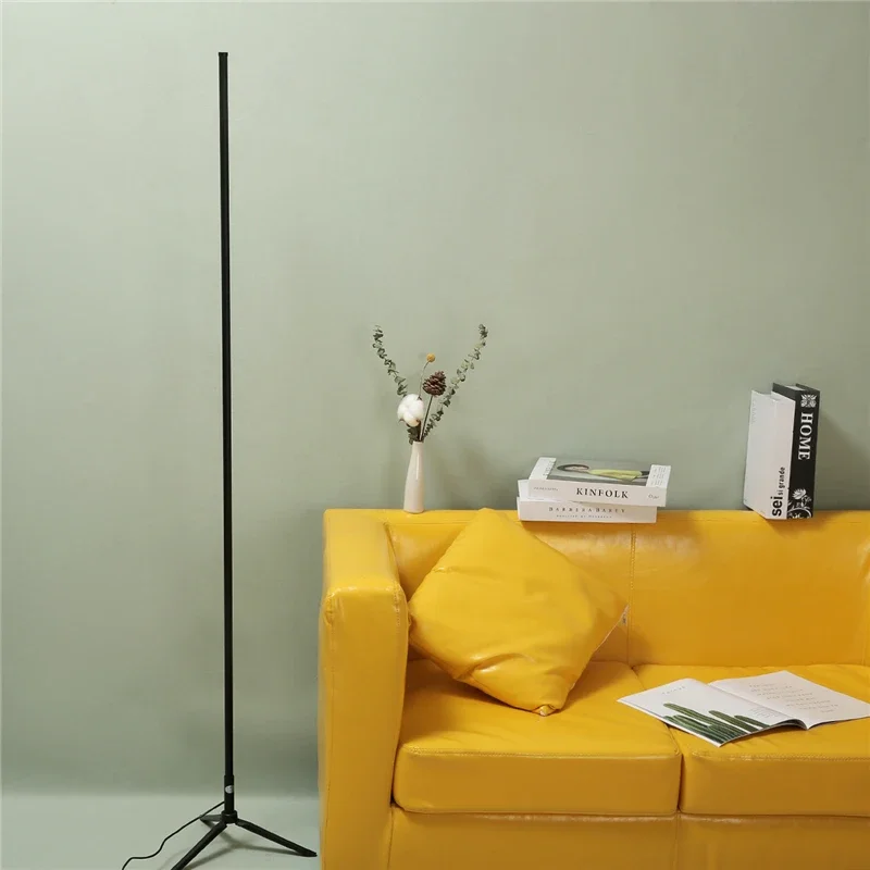 Minimalist Strip Modern Floor Lamp for Living Room Led Standing Lamps Home Stand Light Study Bedroom Lamp Free Standing Lamps