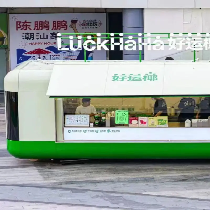 Customized Mobile Salon Food Truck Pink Hot Dog Stand Mobile Kitchen Ice Cream Kiosk Hot Dog Cart With Grill And Deep Fryer Food