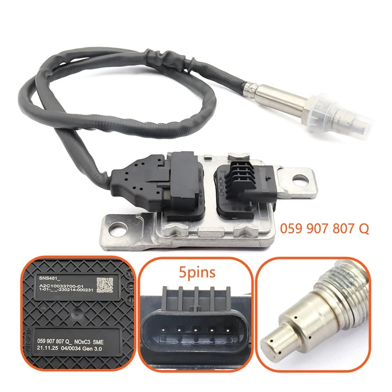 

059907807Q Nitrogen Oxide Sensor For Q7 4LB 3.0 TDI 2010-2015 Nox Sensor 059907807R 059907807S