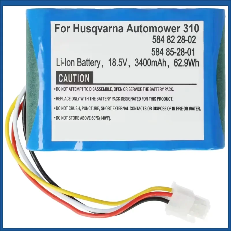 18.5V 3400mAh Lithium Battery for Husqvarna Automower 310/ 315 /315X Gardena R100Li R130Li R160Li Sileno
