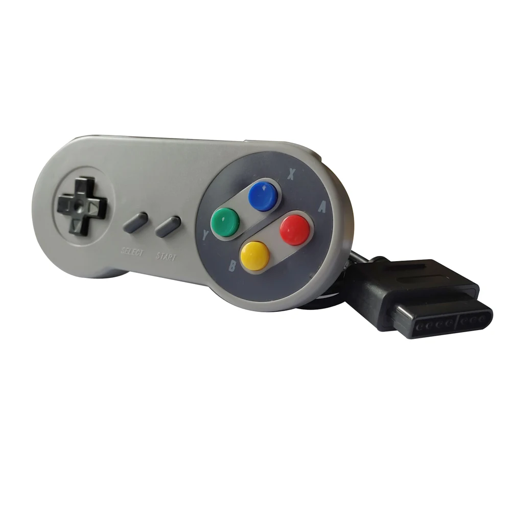 2pcs Wired Game Controller  Gamepad for SNES System Console Control Pad Gamepads