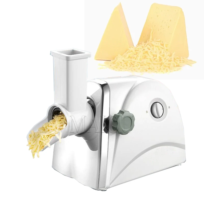 Cheese Grater Electric Commercial Automatic Cheese Slicer Aluminum Alloy Mozzarella Grinder Cheese Shredder