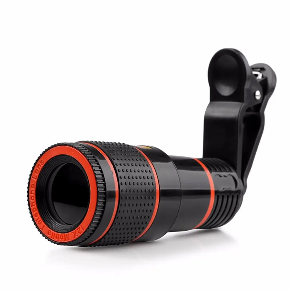 Hot Telescope 8,12 Time Mobile Phone Telephoto Lens Exquisitely HD Camera Zoom External Phone Lens Dropshipping Wholesale