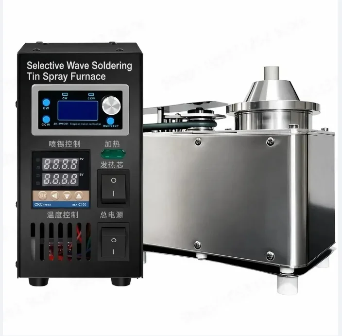 Selective Solder System 1500W 5KG PCB Rework Station Lead-Free Solder Fountain PID Temp Control Through-Hole 110V image 3