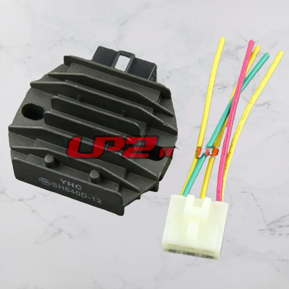 Regulator Rectifier+Plug for Piaggio Skipper ST150 00-02 Vespa LX 125 150 06-09 Beverly 200 RST 250 01-05 Fly 125 150 05-14