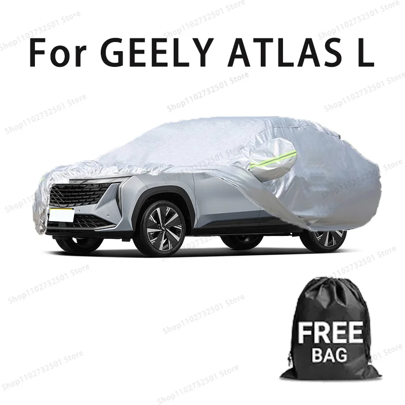 

Car cover For GEELY ATLAS L Full cover Waterproof sun protection cover Scratch resistant cars accessories