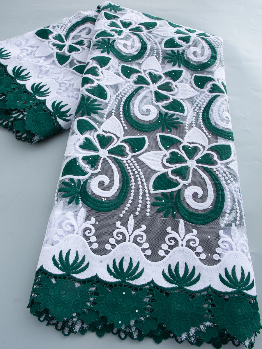 tissu-en-dentelle-africaine-de-haute-qualite-2026-tulle-francais-nigerian-de-luxe-avec-sequins-tissu-brode-pour-mariage-et-fete-5-yards