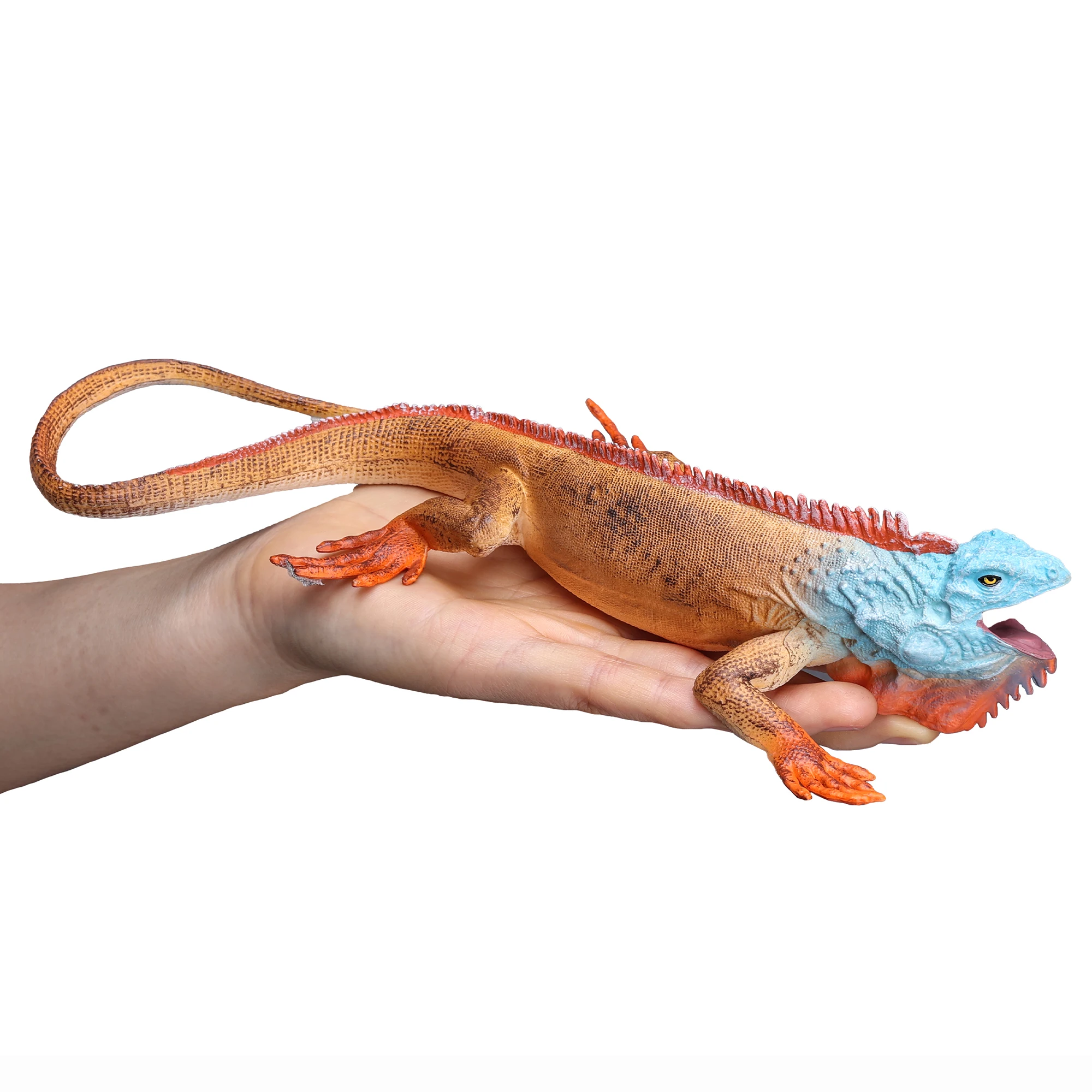 Figurka Jaszczurki Komodowej - Realistyczny Model Igwany Morskiej - Zabawka Edukacyjna dla Chłopców, Dziewcząt i Dzieci w Wieku 3+
