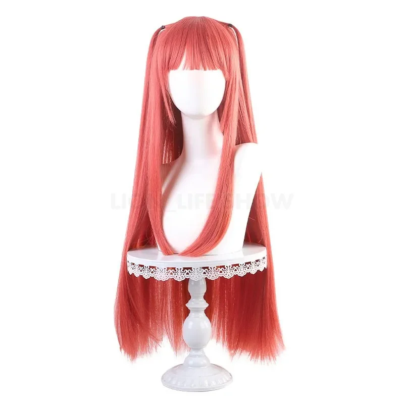 Nakano Nino Cosplay Wig Long Pink Hair Anime The Quintessential Quintuplets Gotoubun No Hanayome Bowknots Butterfly Headwear OI7