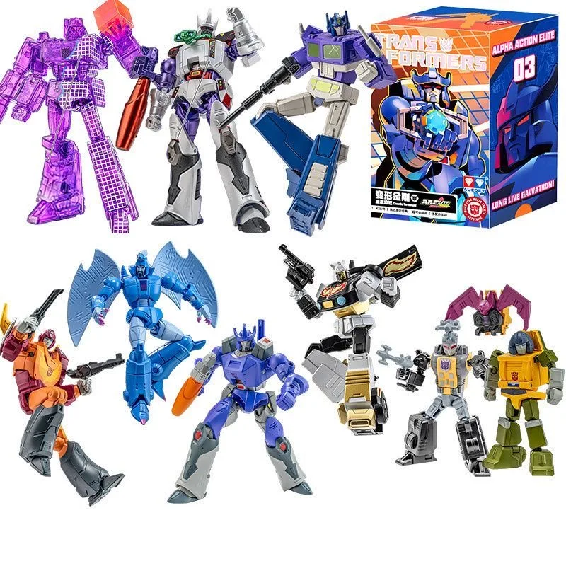 AULDEY Transformation Blind Box AAE Series Wave Dark Star Approaching Articulated Figure Galvatron Megatron Optimus Prime Toy