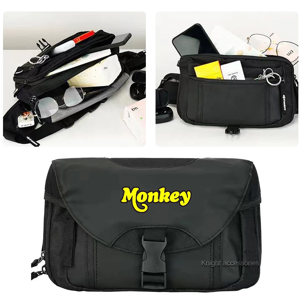 

New Waterproof hip bags saddle bag hip bag leg bag general Phone Fanny Pack Bag For Honda Monkey 125 monkey 125z
