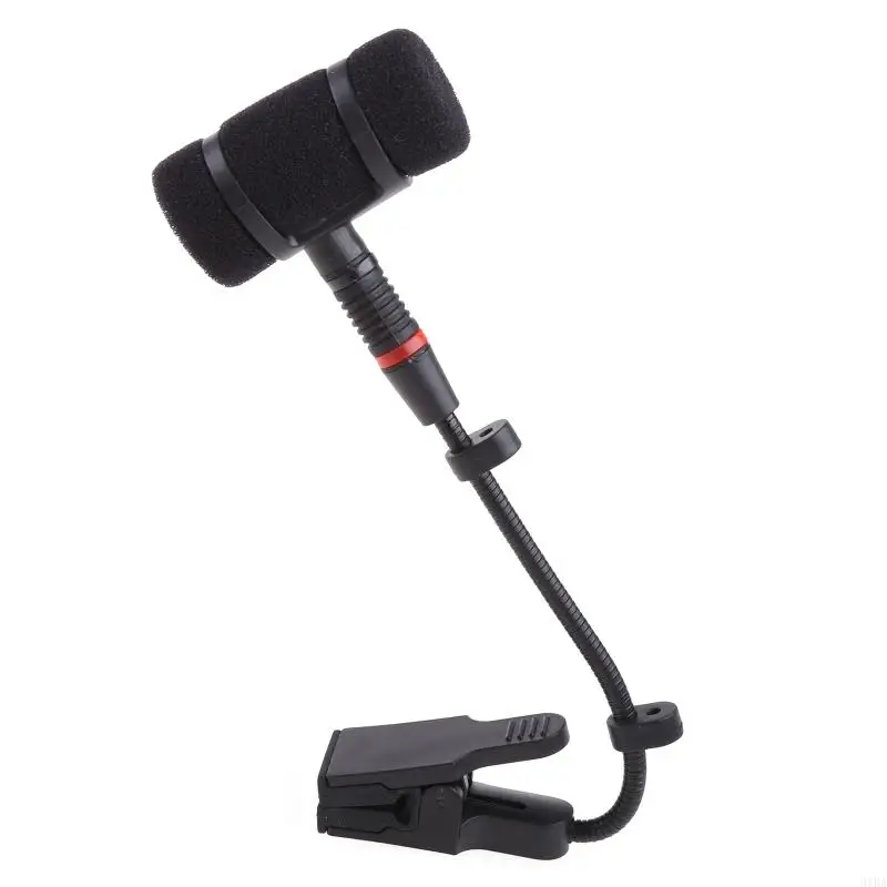 Upgraded Saxophone Microphone Holder Flexible Mics Mount Super Flexible Mic Clips for Having Online Class, 23cm Height view 5