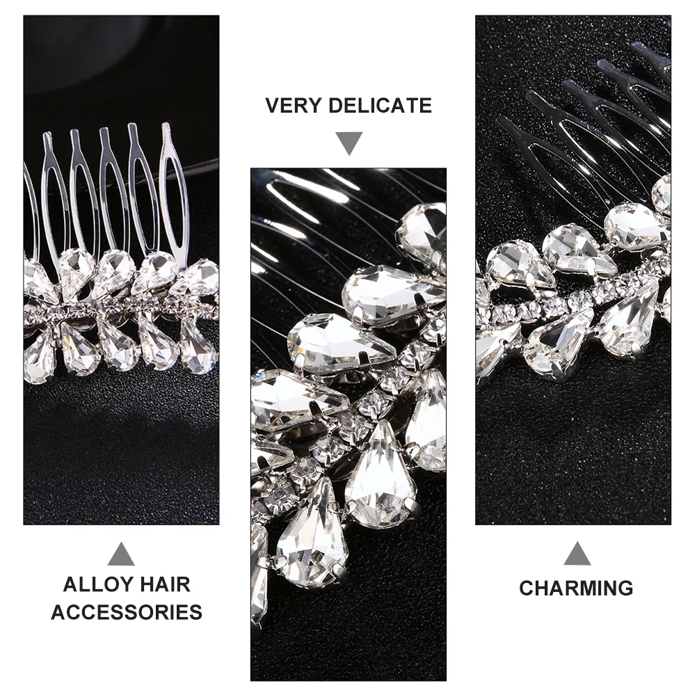 

1 шт., украшение в форме капли воды, креативный головной убор в форме листа, элегантная свадебная заколка для волос, аксессуар для свадебного платья