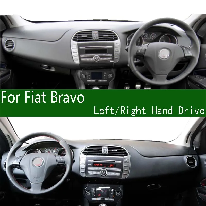 

For Fiat Bravo 1600 Eco Dashmat Dashboard Cover Instrument Panel Sunscreen Pad Dash Mat Anti-Dirt Proof Ornaments