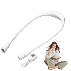 Around The Neck Reading Light Knitting Led Light Bendable Neck Lights Hands Free Rechargeable Reading Lights For Books In Bed