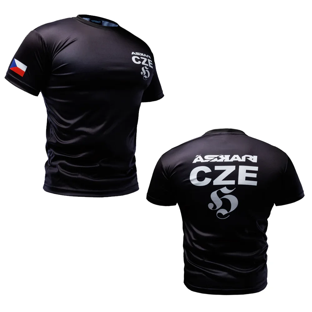 Summer Boxing ASKARI New National Team Uniforms Men's Women's Breathable Fightwear Casual T-shirts O Neck Short Sleeve Tops