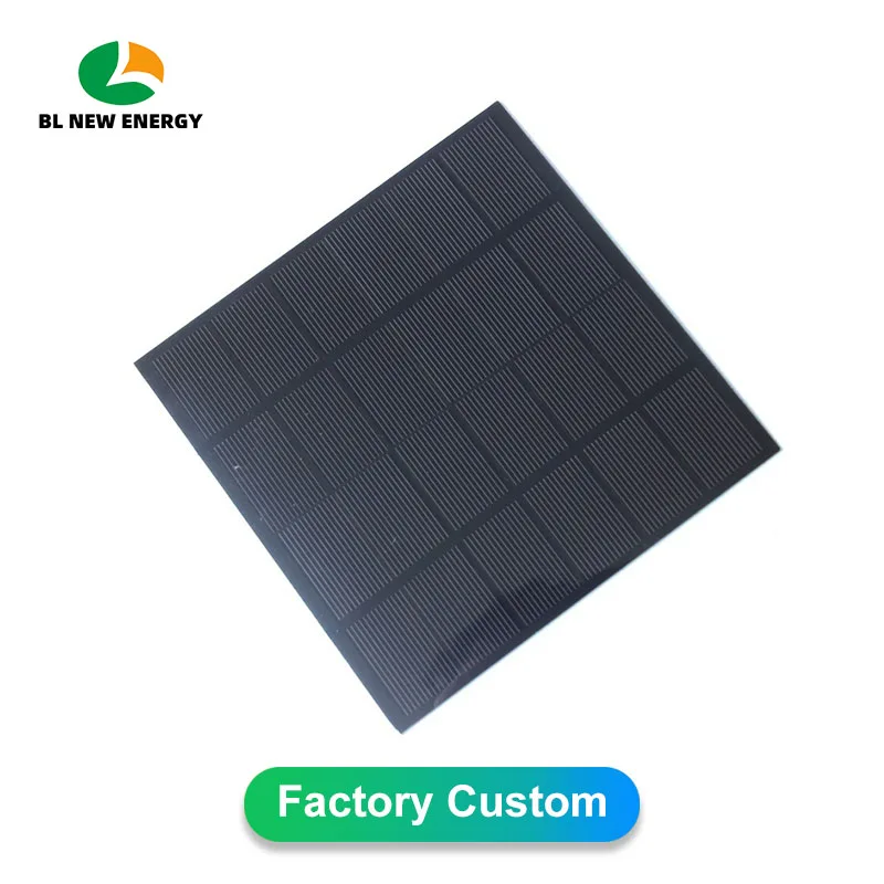 2 Buah Panel Surya 3W 6V Sel Surya Kecil Mono untuk DIY Mainan Elektronik Pendidikan Lampu Proyek Eksperimental Sepeda 145*145MM