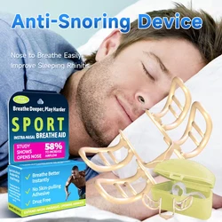 Nose Dilator Nasal Silicone Nose Clip Anti Snoring Easy Breath Snore Stopper Help Breathe Anti Snoring Devices Improve Sleeping