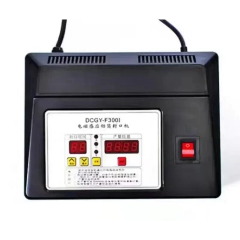 

Машина для запечатывания электромагнитной индукции, маленькая электрическая F300I, ручная медовая пластиковая стеклянная крышка для бутылки, уплотнение прокладки из алюминиевой фольги