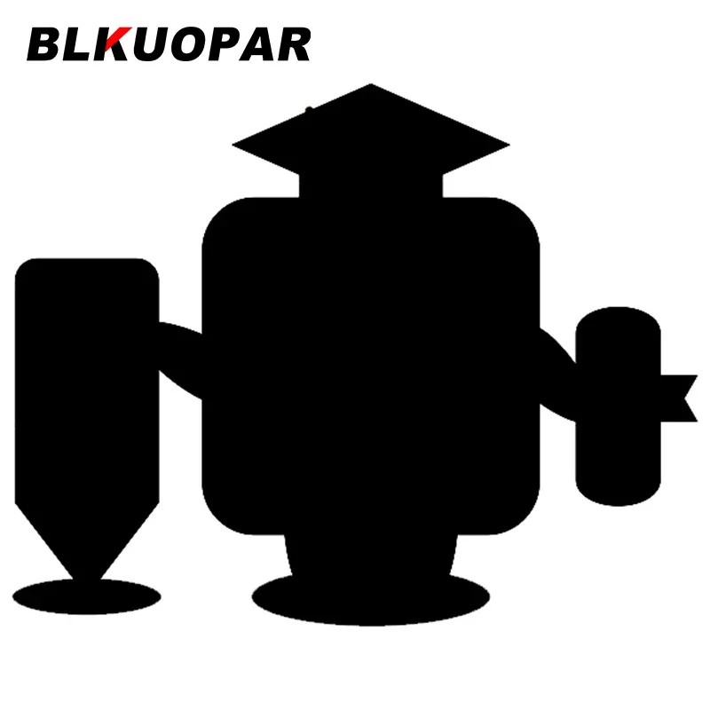 BLKUOPAR for Window Cartoon Is Graduation With A Giant Pencil Car Stickers Waterproof Personality Decals Windows Decoration