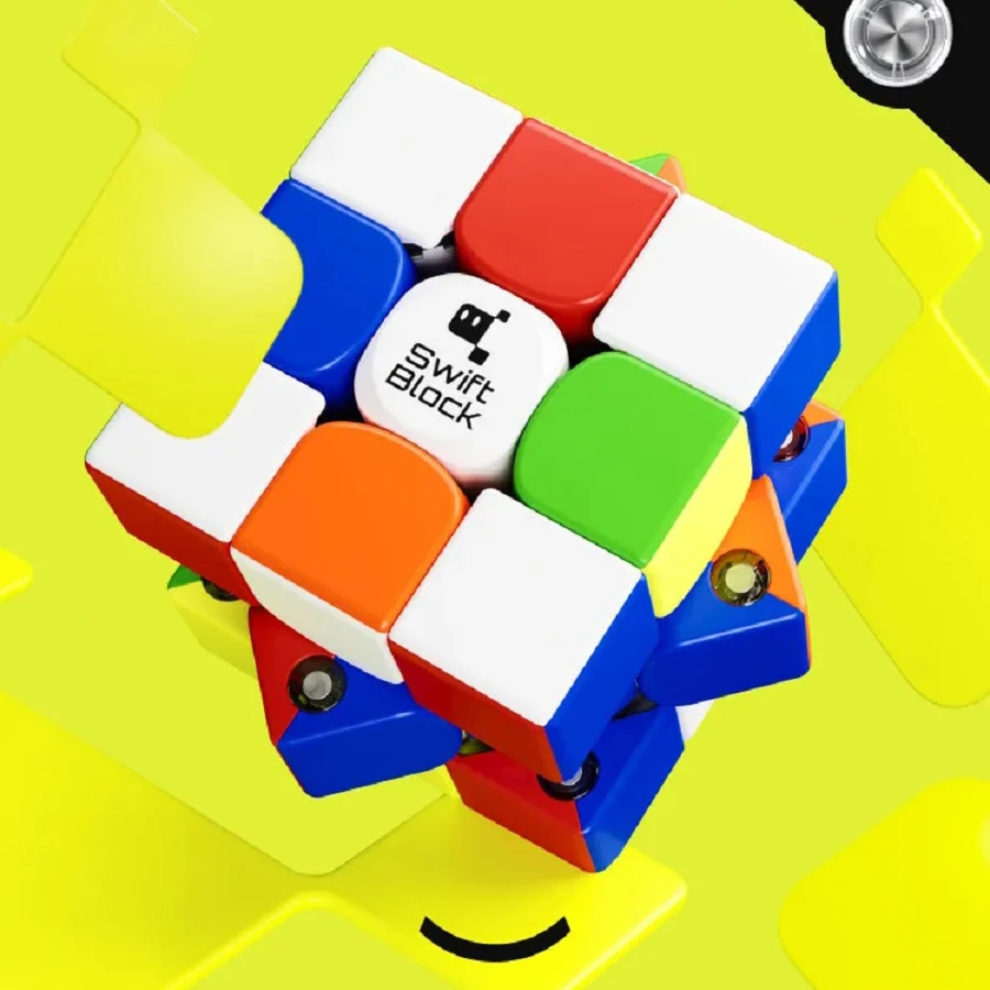 GAN Cube Swift Block 3x3x3 Magnetic GANCUBE SpeedCube 3x3 Stickerless Professional Educational Logic Smart Games Fidget Tos 자석큐브