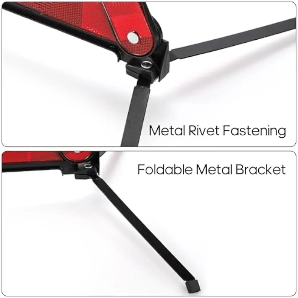 Emergency Warning Triangle Car Road Hazard Warning Reflector Set