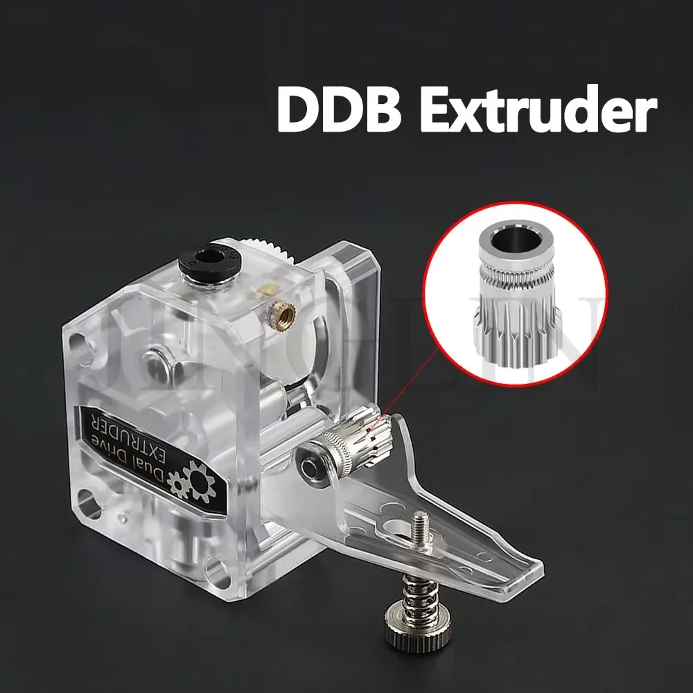 Twotrees 3D Printer Parts MK8 CR10 Clone Dual Drive Gear Extruder Upgrade Bowden Direct Extruder 1.75mm TPU Flexible Filament