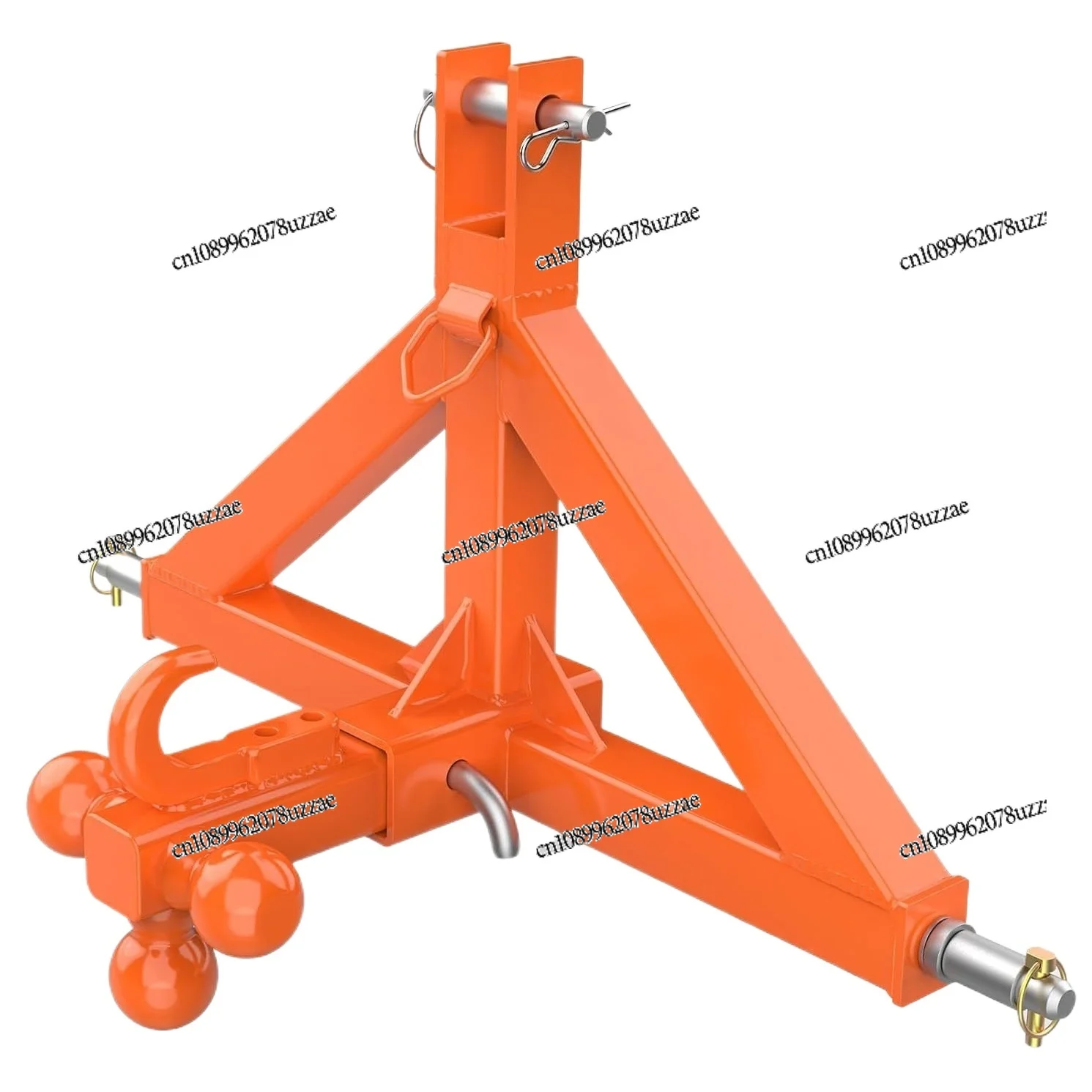 

3.2 "Trailer Hook Receiver with Traction Ball Hook Heavy Duty Tractor Traction Bar Quick Hook Attachment