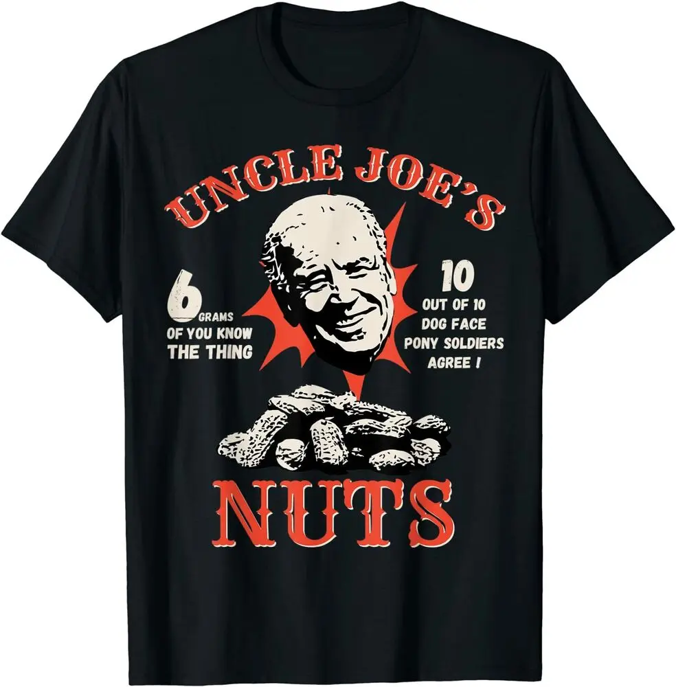 Funny Anti Joe Biden Uncle Parody Gift Idea Tee T-Shirt Size S-3XL High Quality 100%Cotton Short Sleeve