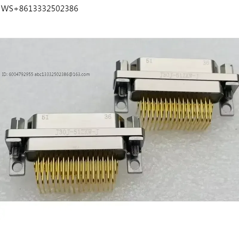 J30J-51ZKW-J J30J-51ZKWP7-J Rectangular connector connector, 51 core socket, tight pin
