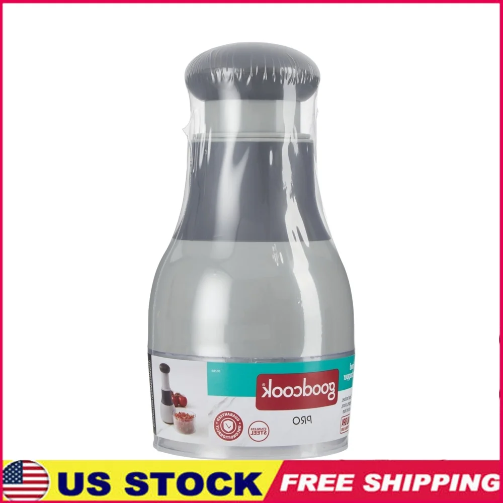 Profissional picador de alimentos automático lâmina aço inoxidável vegetal frutas porca chopper um toque armazenamento seguro ferramenta cozinha compacta