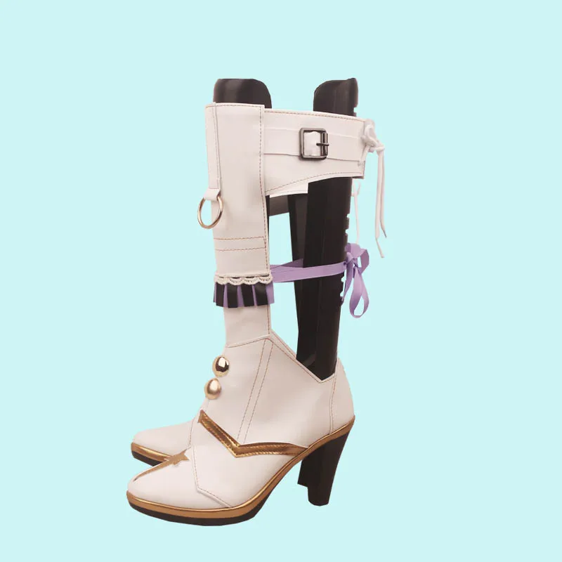 لعبة نو: أحذية كرنفال بليد التأثيرية أحذية الهالوين كرنفال حفلة حلوة جميلة القتال خادمة بولي Leather الأحذية الجلدية