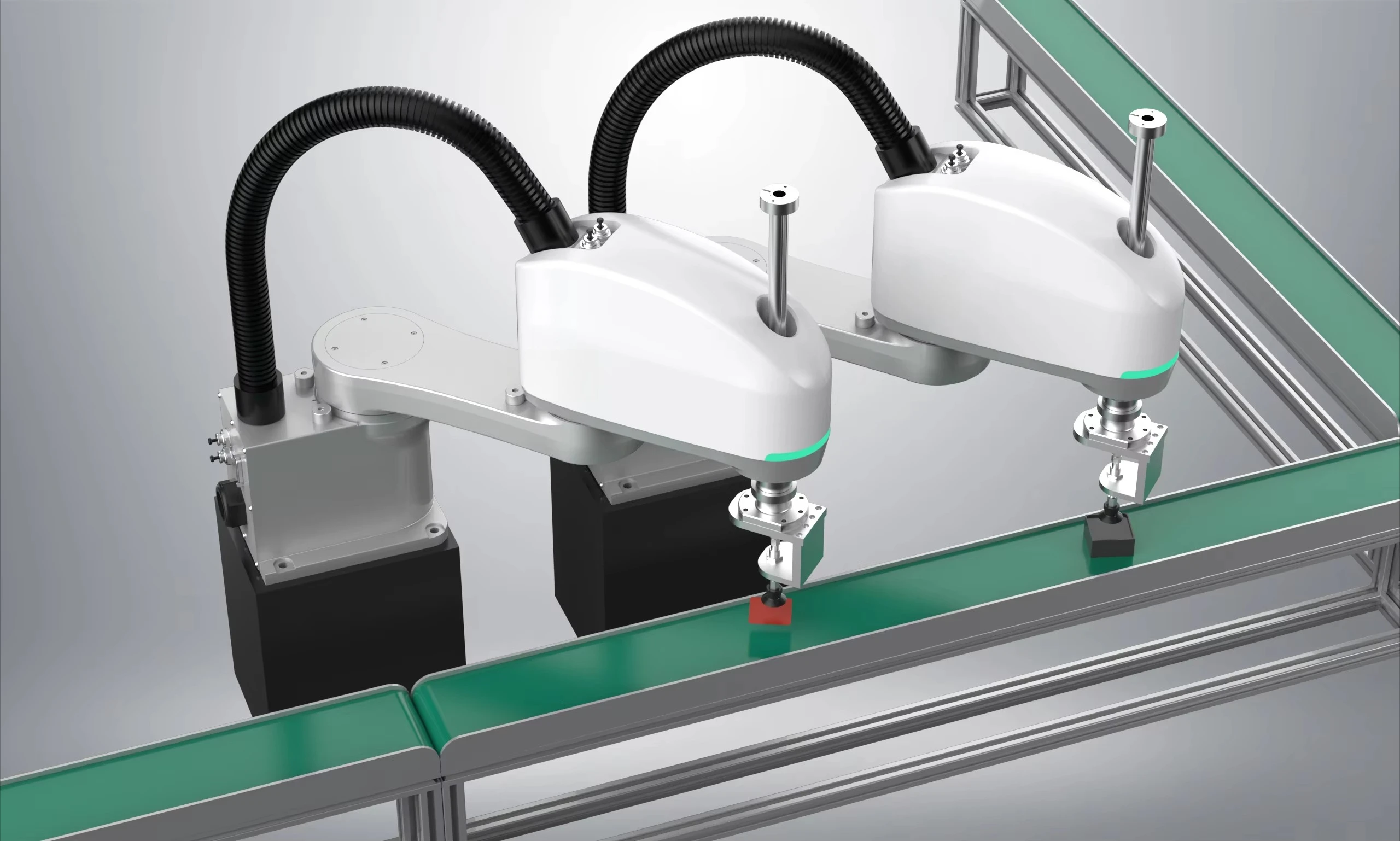 12 كجم حمولة سكارا 820 ملم ذراع آلي مفصلي أوتوماتيكي 4 محاور لصناعة السيارات