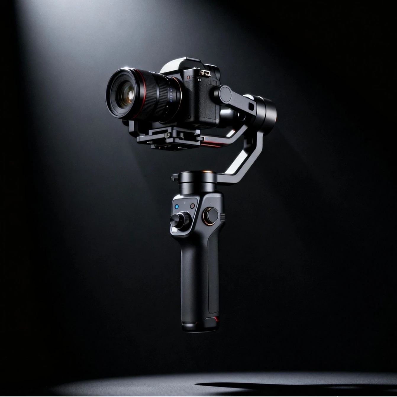 Handheld gimbal stabilizer, photo live broadcast artifact, appearance structure design