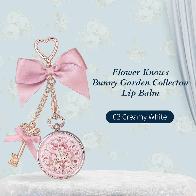 Flower Knows Make-up Sets Bunny Garden Collection Lip Balm Set Hydraterende Lippenbalsem Vitamine Lipgloss 2 stuks