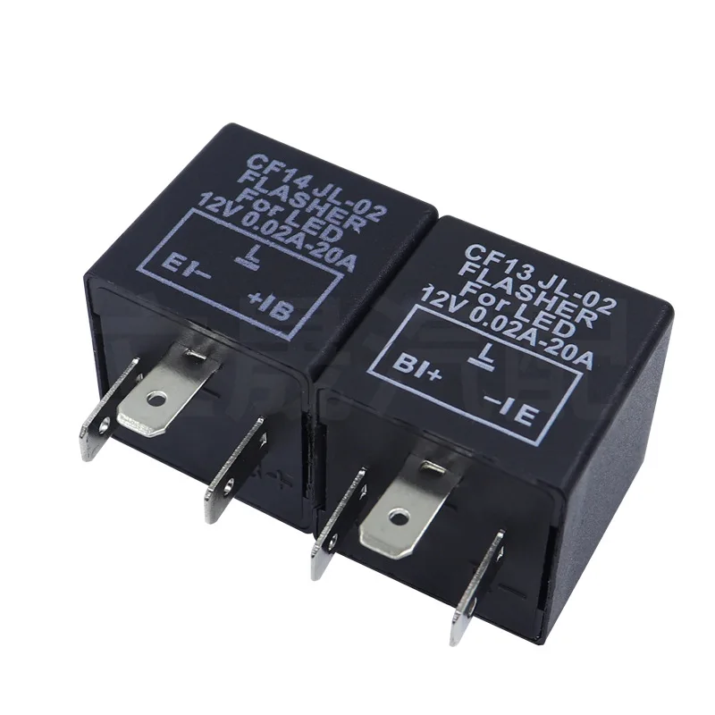 3Pin CF13 CF14 4PIN EP26 PEP27 EP29 DC12V Electronic Car Flasher Relay to Fix LED Light Turn Signal Hyper Flash Blinking Light