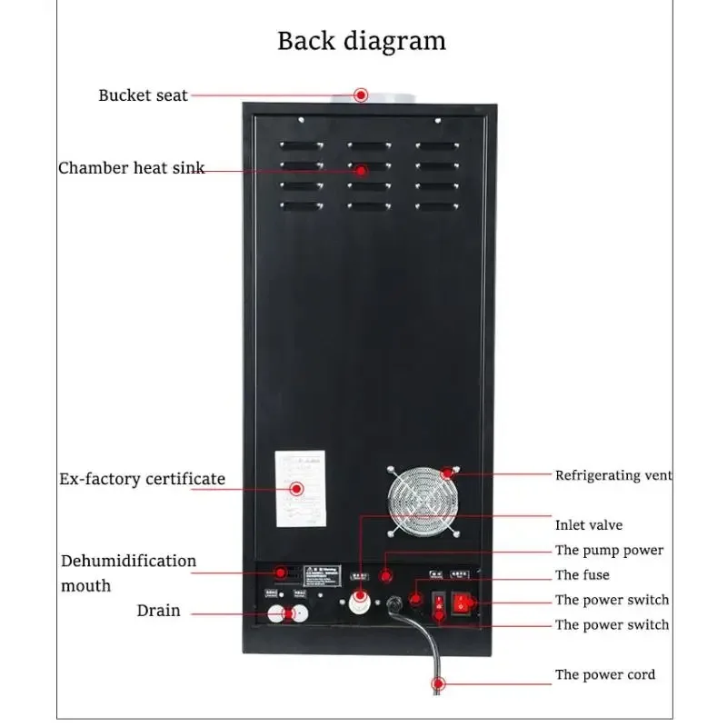 High Performance Stainless Steel Instant Coffee Maker Electric Vending Square Shape 220V