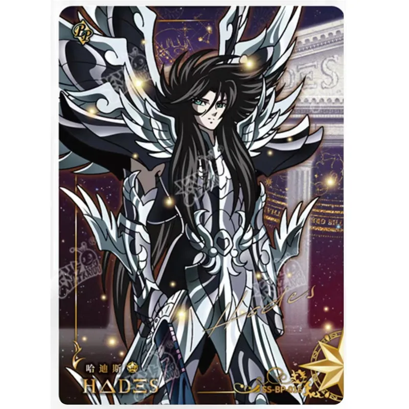 KAYOU Original Anime Saint Seiya Card BP Athena Pandora Hades Character Rare Collectible Card Toy Children\'s Birthday Gift