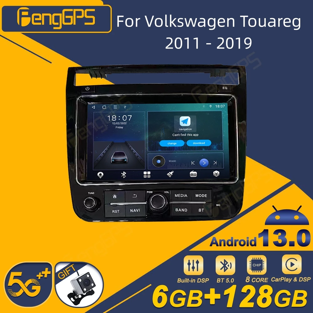 For Volkswagen Touareg 2011 - 2019 Android Car Radio Screen 2din Stereo Receiver Autoradio Multimedia Player Gps Navi Unit