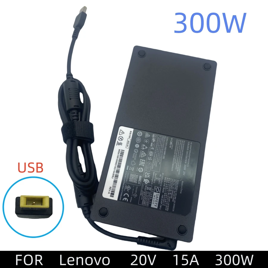 

20 В 15 А 300 Вт USB зарядное устройство для ноутбука Lenovo Legion Por 5 5i 7 7i ThinkPad R9000P R9000K Y9000K Y9000X R7000P 9000P ADL300SDC3A