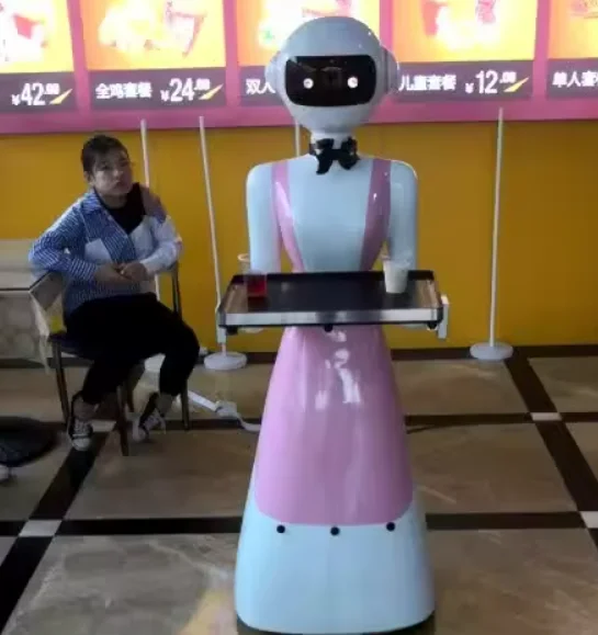 Groothandel leverancier Smart Restaurant Robot Voedsel Humanoïde Ober Robot Service